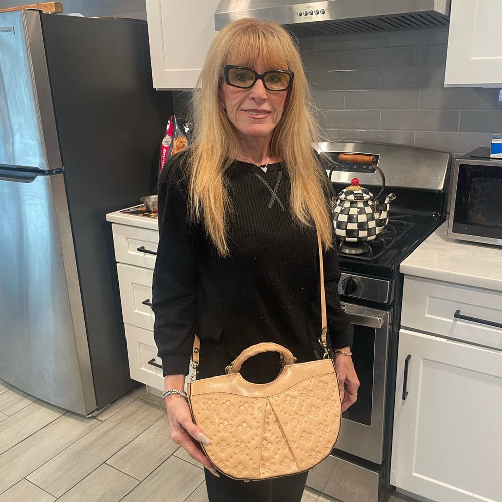Patricia Nash Cream Shoulder Bag